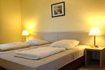 Schlafzimmer der Ferienwohnung für den Familienurlaub im Ferienclub Lüneburger Heide
